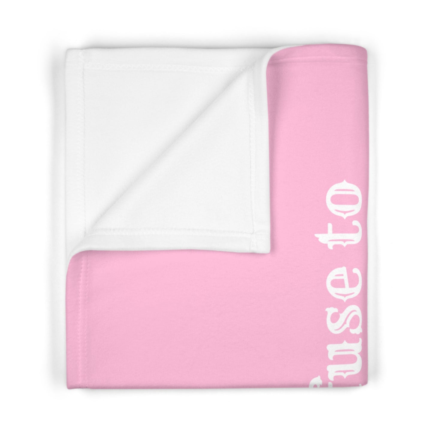 Pink ResistingArrest Soft Fleece Baby Blanket