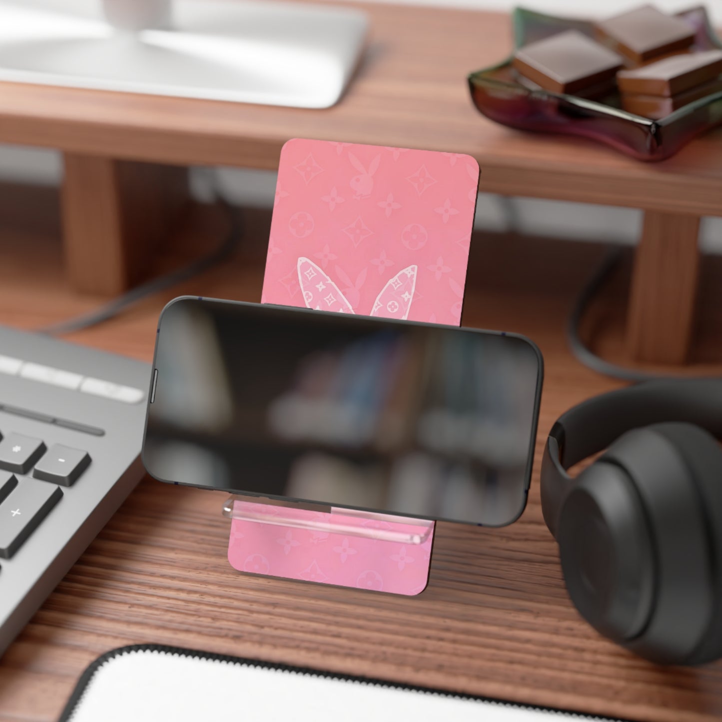 PB Bunny Pink Mobile Display Stand for Smartphones