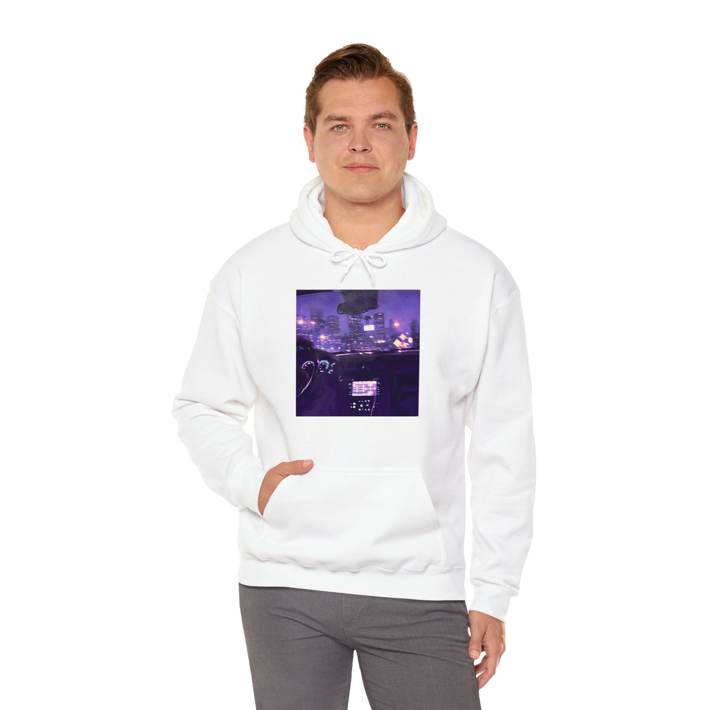 Late night Unisex Heavy Blend™ Hooded Sweatshirt