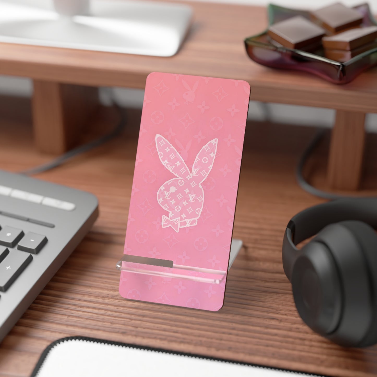 PB Bunny Pink Mobile Display Stand for Smartphones