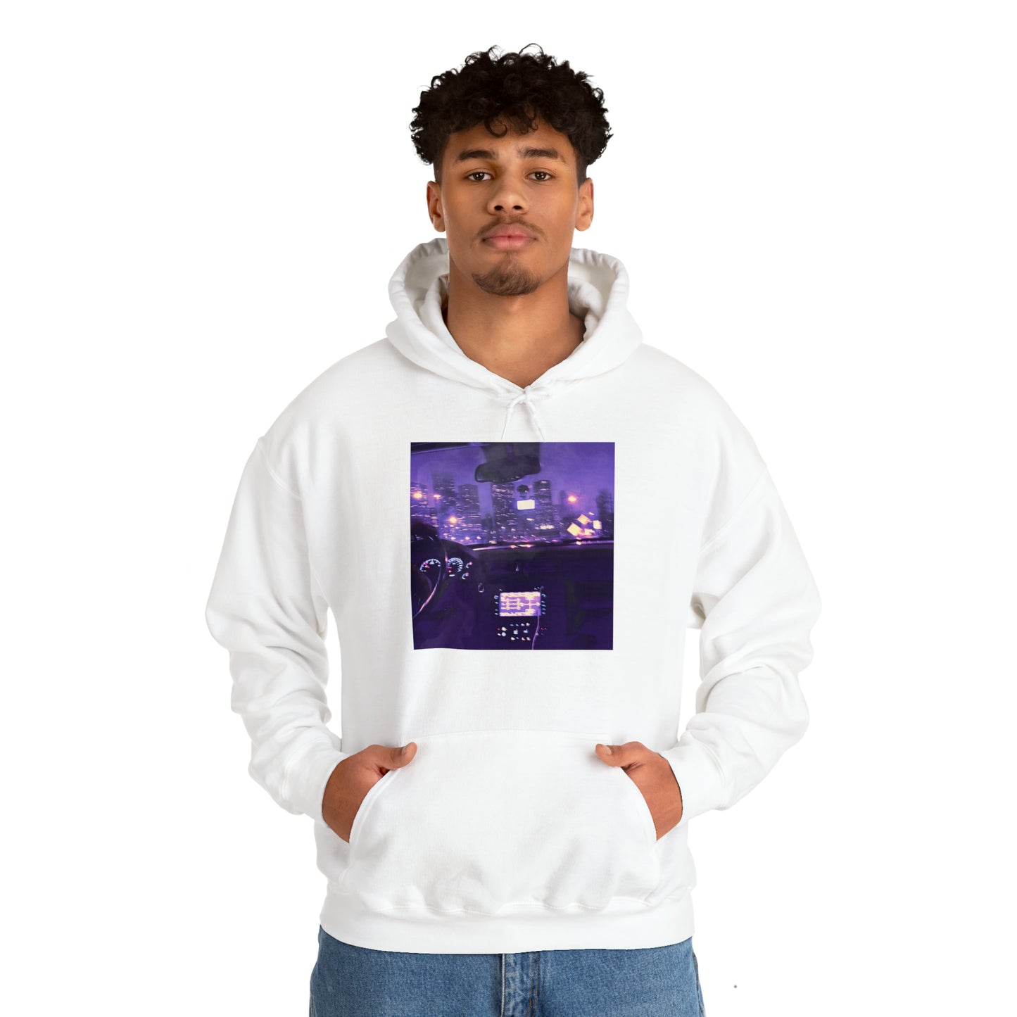 Late night Unisex Heavy Blend™ Hooded Sweatshirt