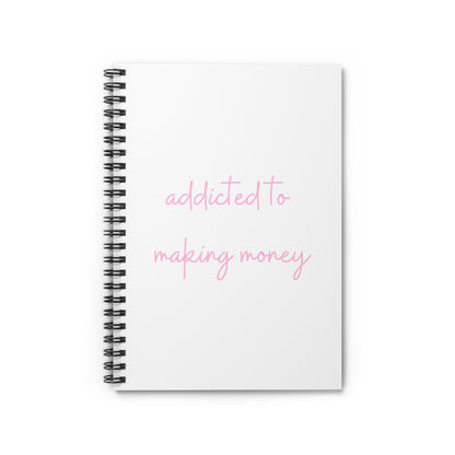 Money Spiral Notebook - Ruled Line