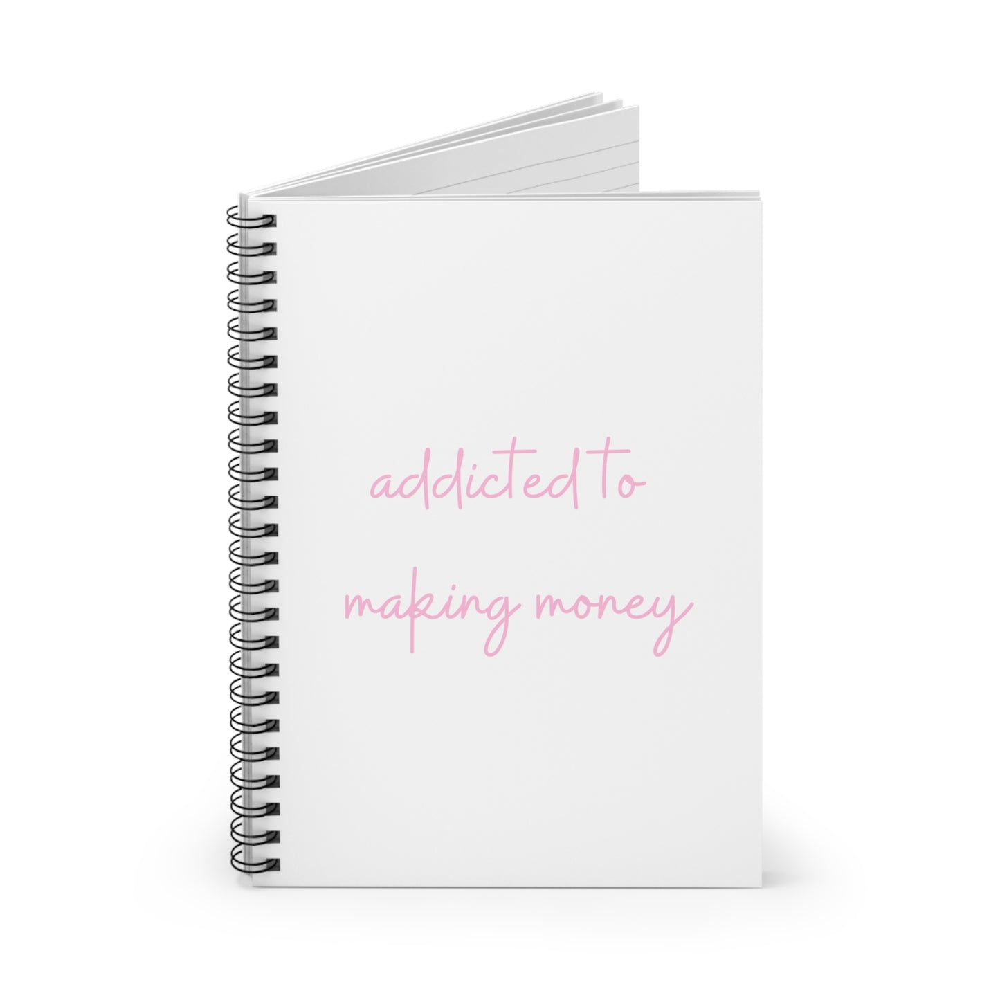 Money Spiral Notebook - Ruled Line