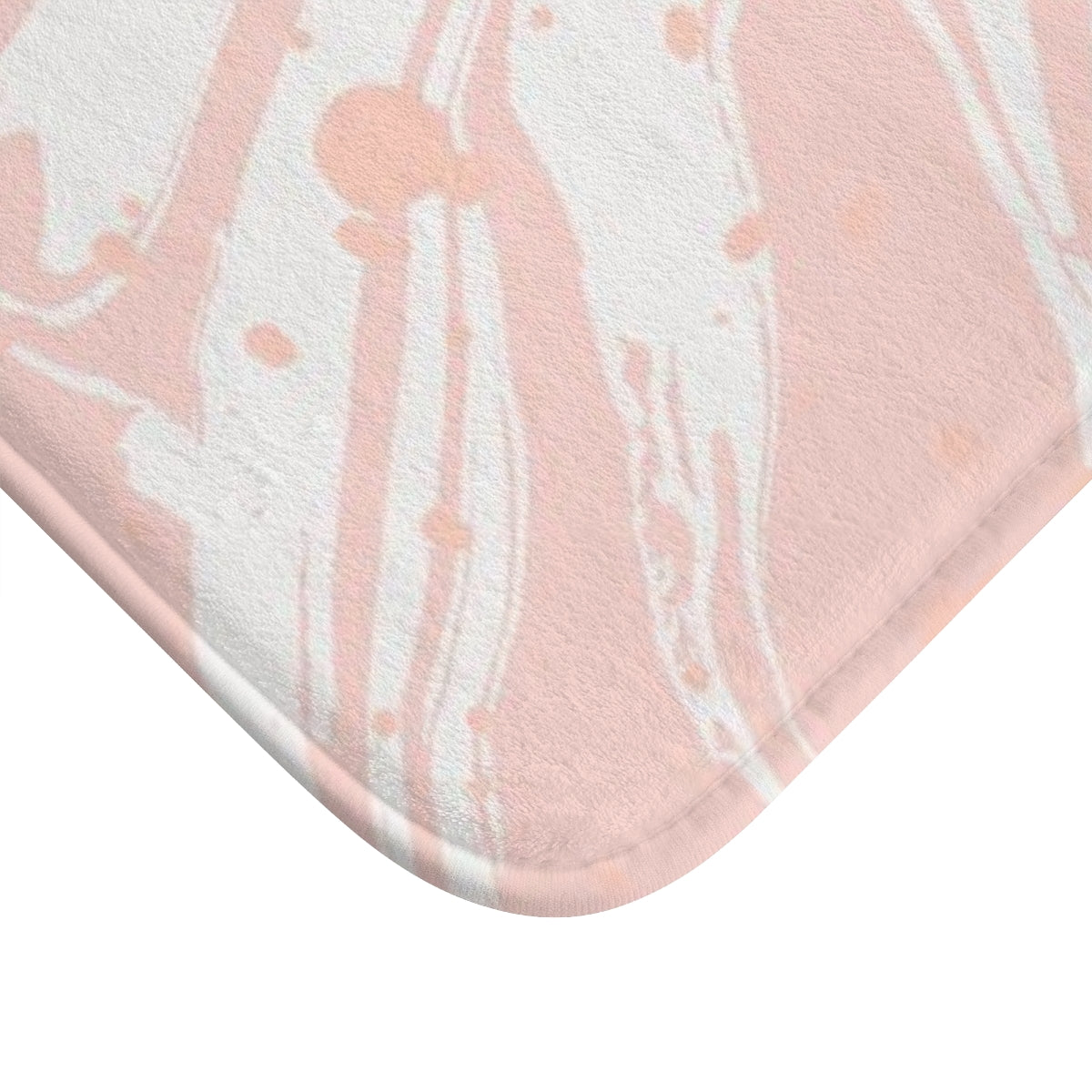 Pink Marble Splat Bath Mat