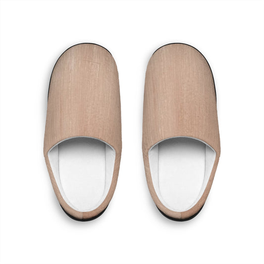 Wooden Styled Men's Indoor Slippers