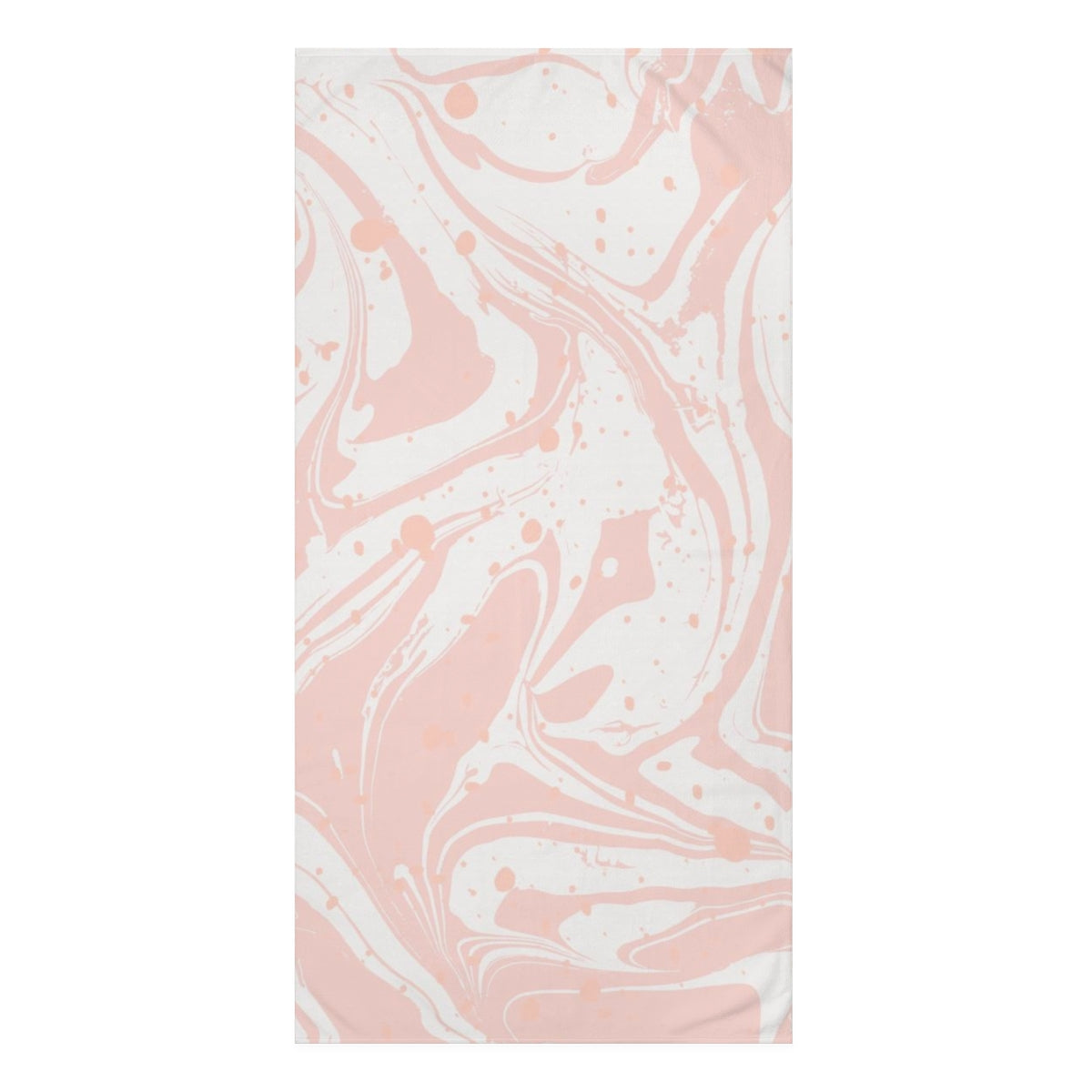 Pink Marble Splat Mink-Cotton Towel