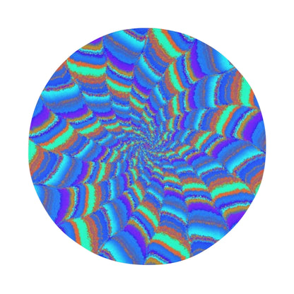 Trippie Pattern Bath Mat (Round)