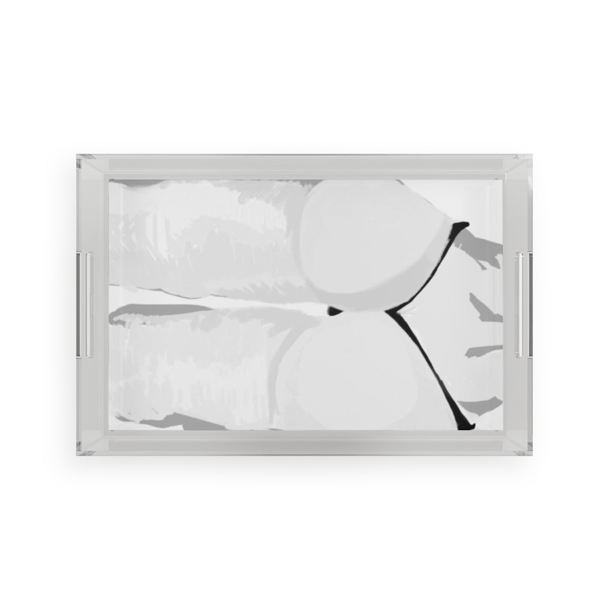 Big Booty Art Acrylic Serving Tray