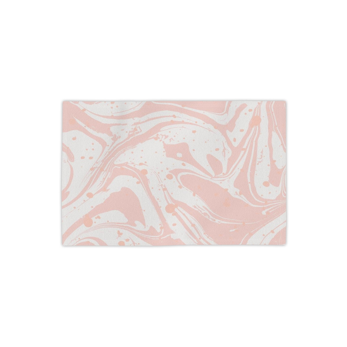 Pink Marble Splat Beach Towels