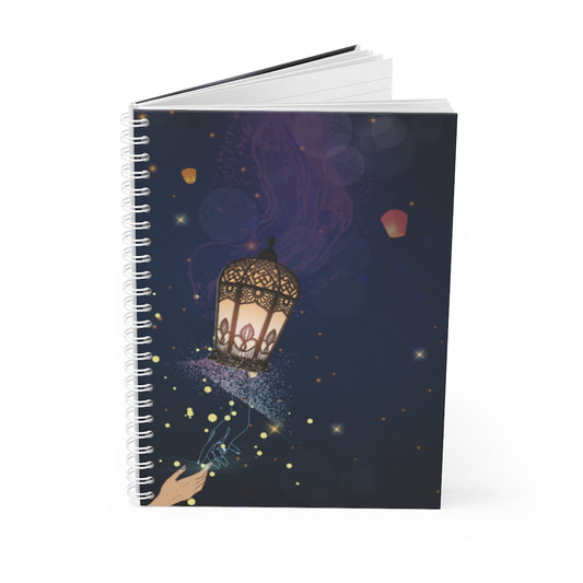 Spirit Lanterns Spiral Notebook