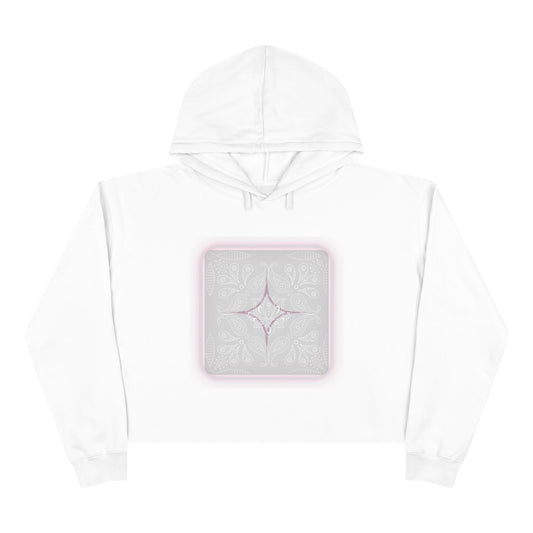 Calm Design Crop Hoodie