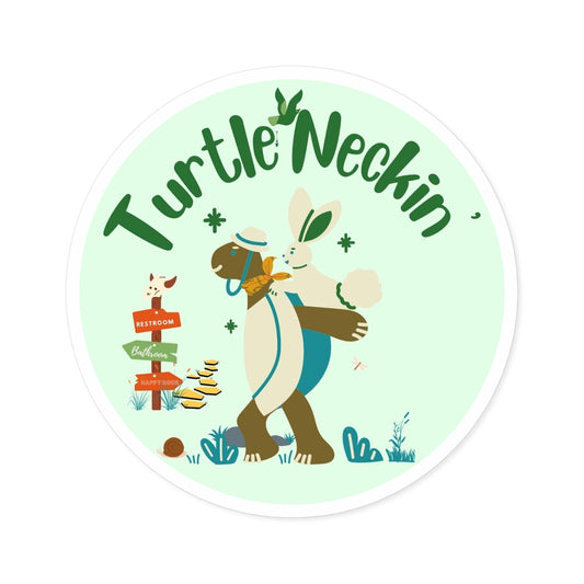 Turtle Stickers, Indoor\Outdoor (Round)