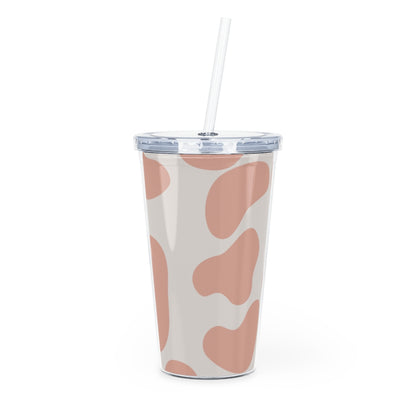 Plastic Tumbler with Straw