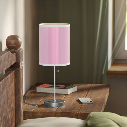 Pink Stripes Lamp on a Stand, US|CA plug