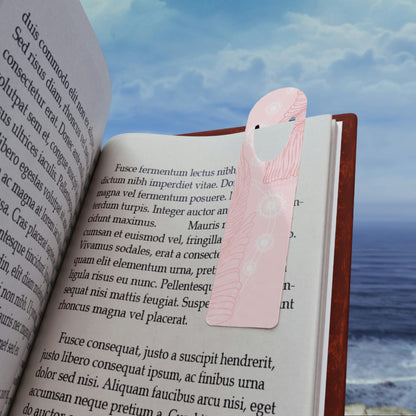 Pink Leaf Bookmark