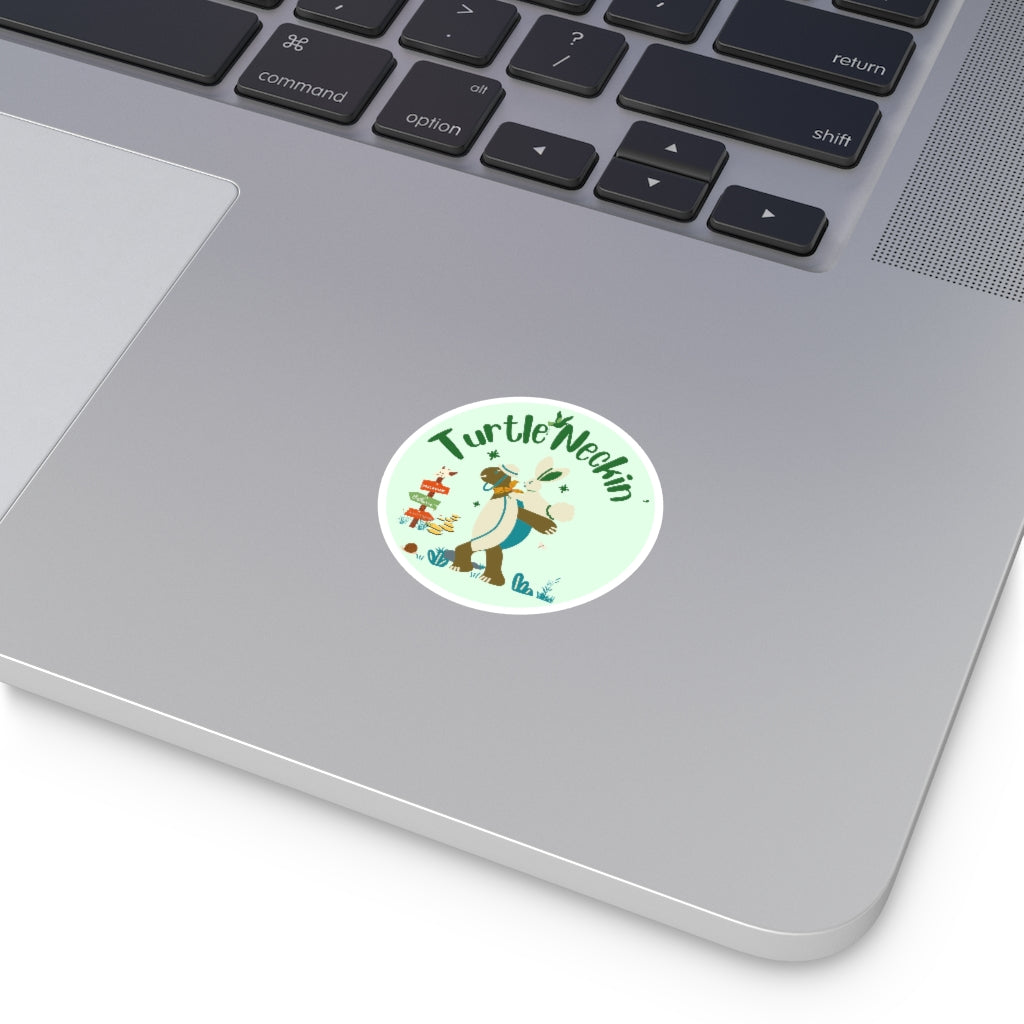 Turtle Stickers, Indoor\Outdoor (Round)