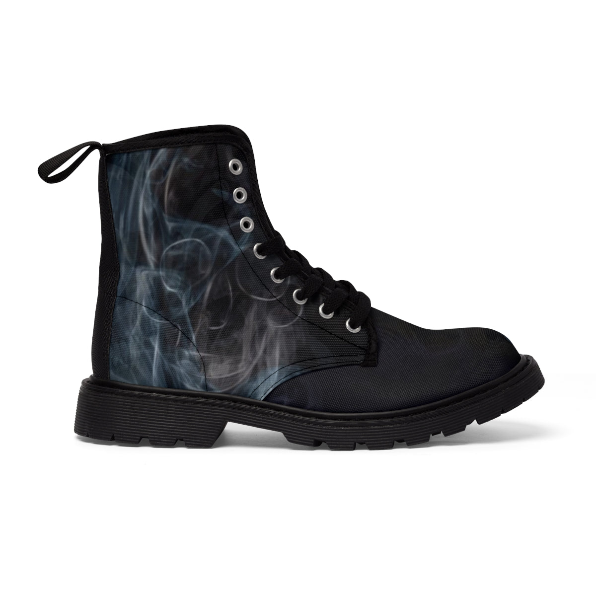 Smokey Skull Men's Canvas Boots