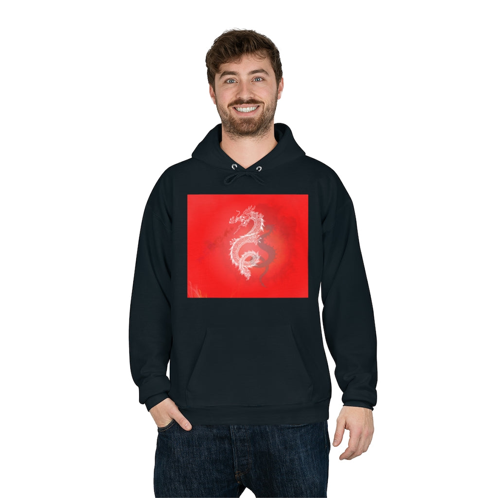 Red Dragon Unisex EcoSmart® Pullover Hoodie Sweatshirt