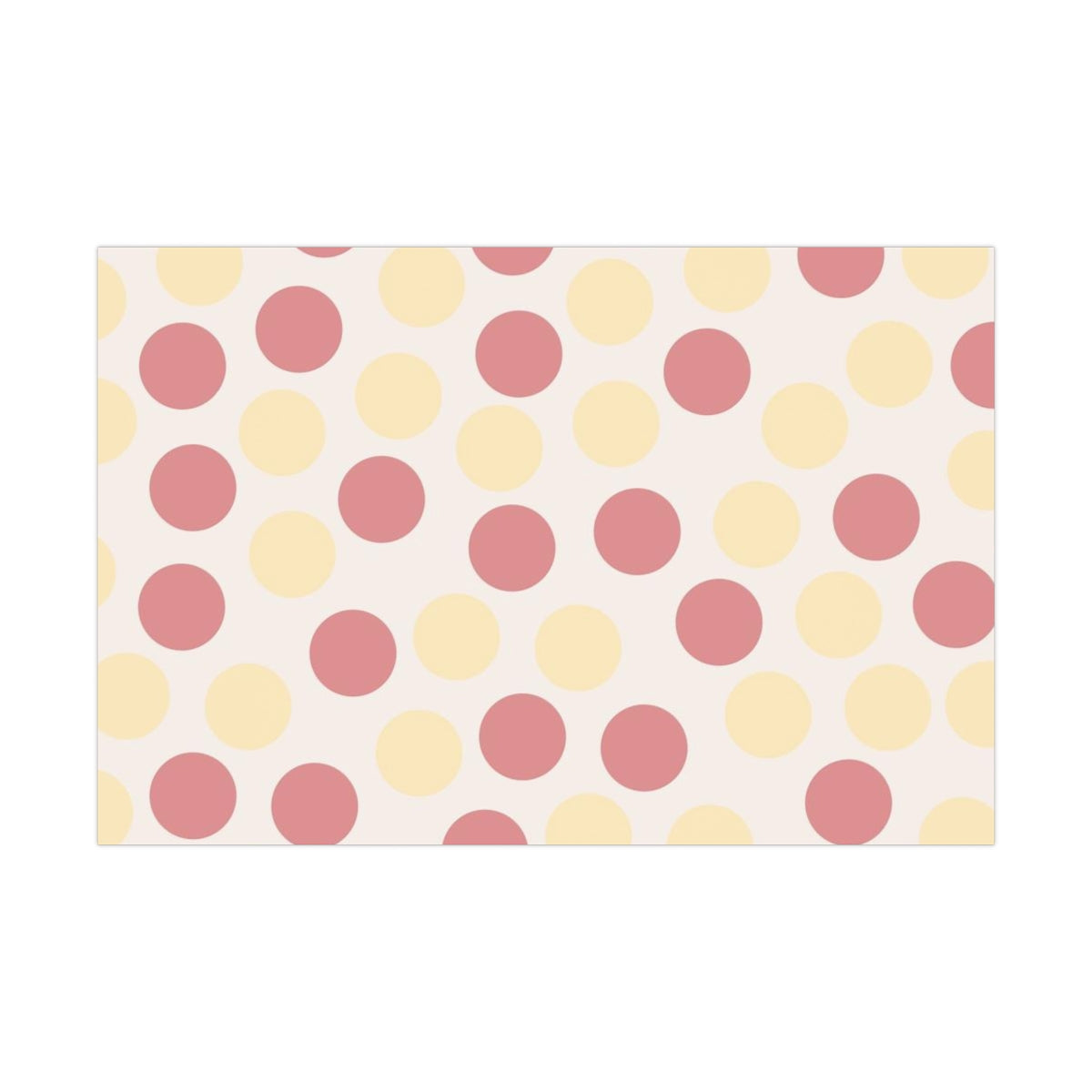 Giant Polka Dots Gift Wrap Paper