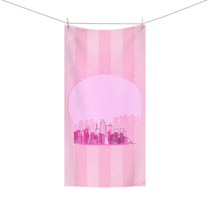 PinkDrip HTX Standard Beach Towel, 30x60