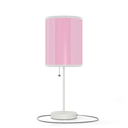 Pink Stripes Lamp on a Stand, US|CA plug