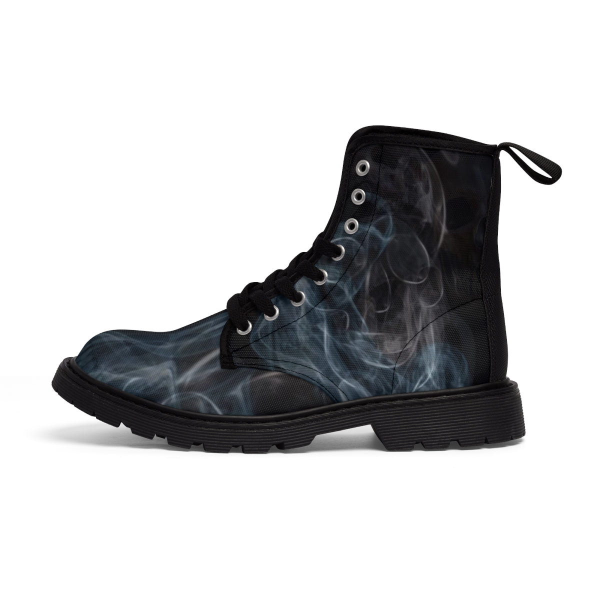 Smokey Skull Men's Canvas Boots