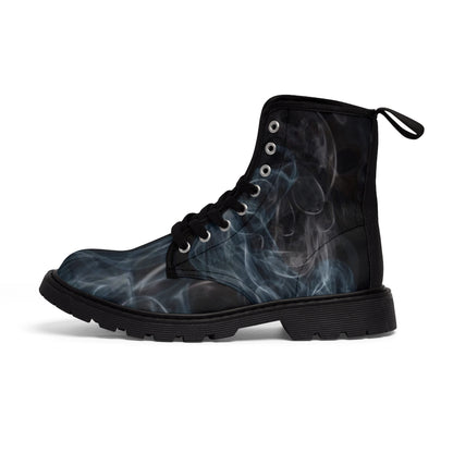 Smokey Skull Men's Canvas Boots