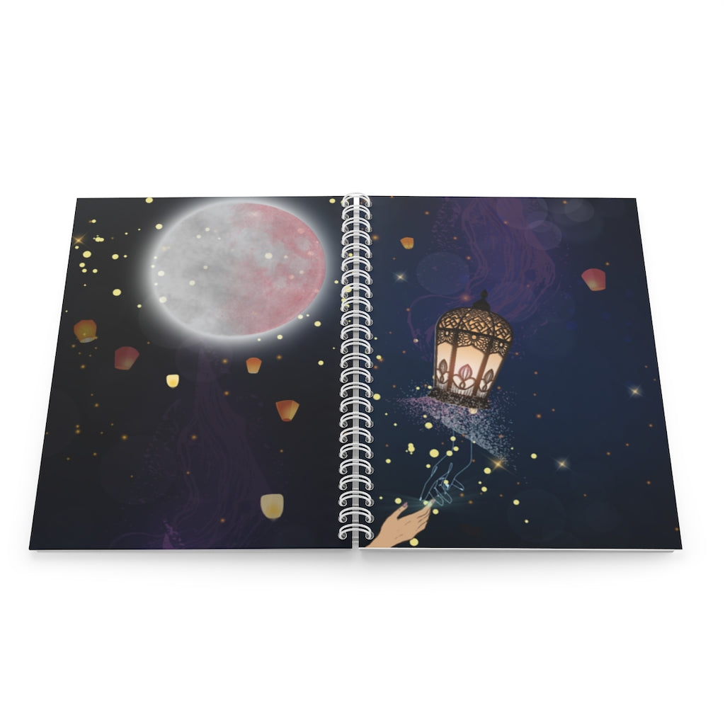 Spirit Lanterns Spiral Notebook