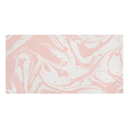 Pink Marble Splat Mink-Cotton Towel