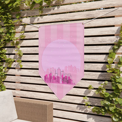 PinkDrip HTX Pennant Banner