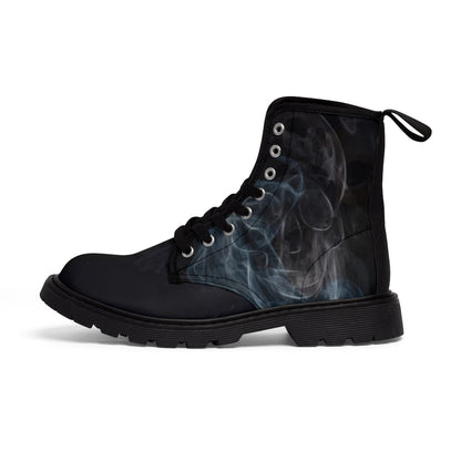 Smokey Skull Men's Canvas Boots