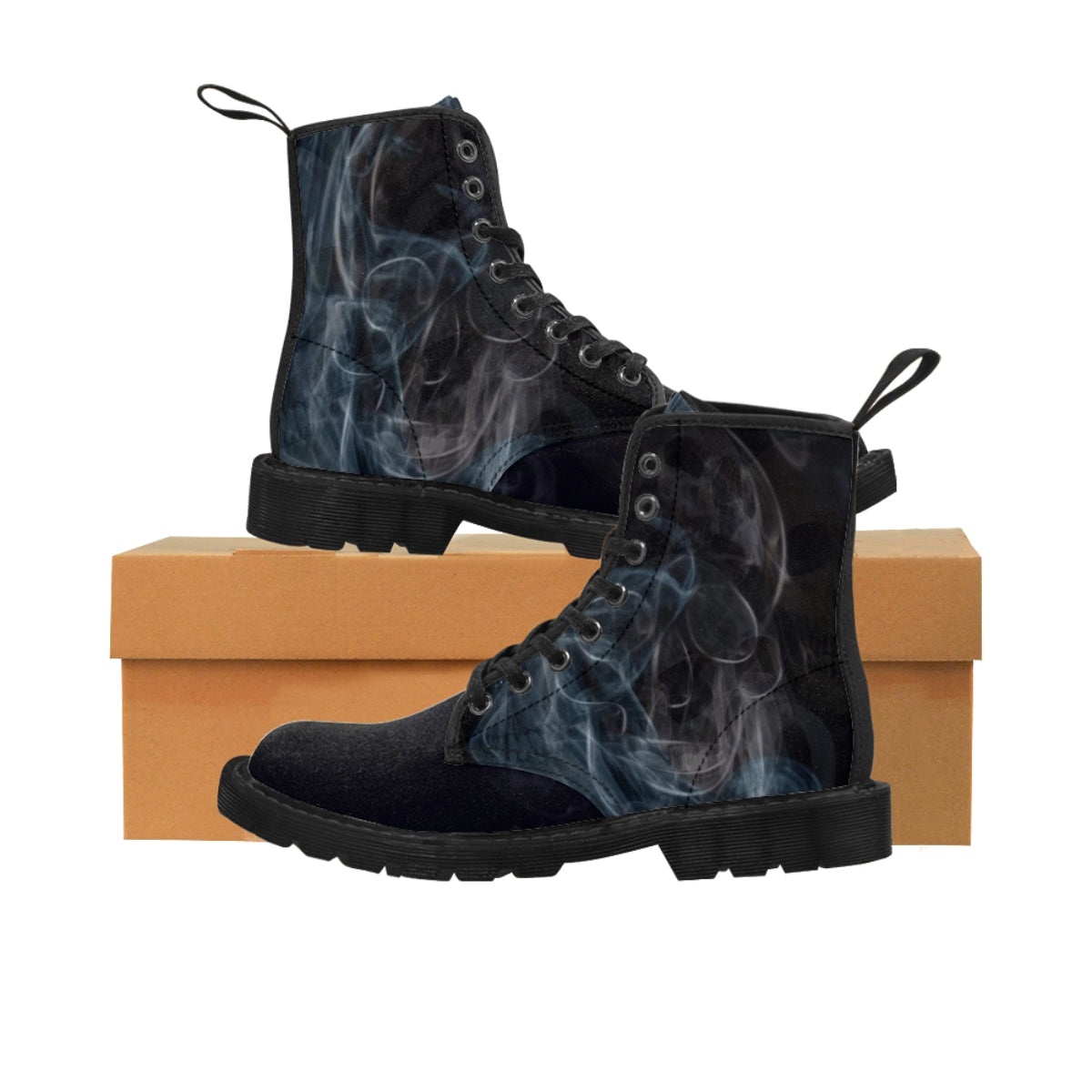 Smokey Skull Men's Canvas Boots