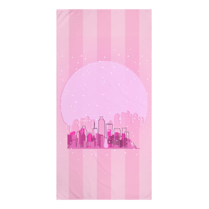 PinkDrip HTX Standard Beach Towel, 30x60