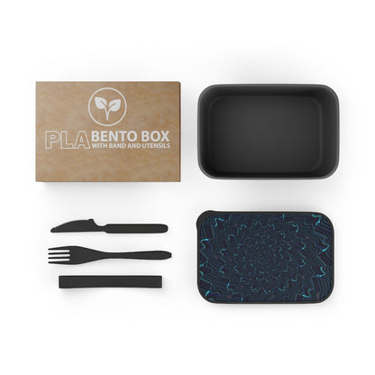 Trippie Black Light PLA Bento Box with Band and Utensils