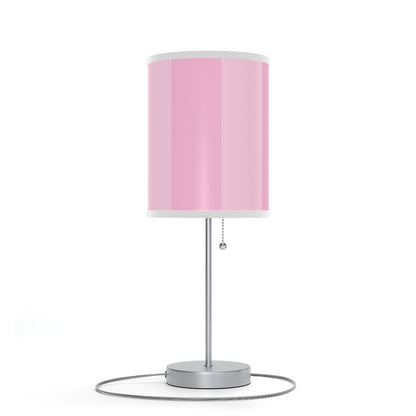 Pink Stripes Lamp on a Stand, US|CA plug