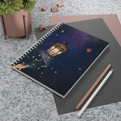 Spirit Lanterns Spiral Notebook