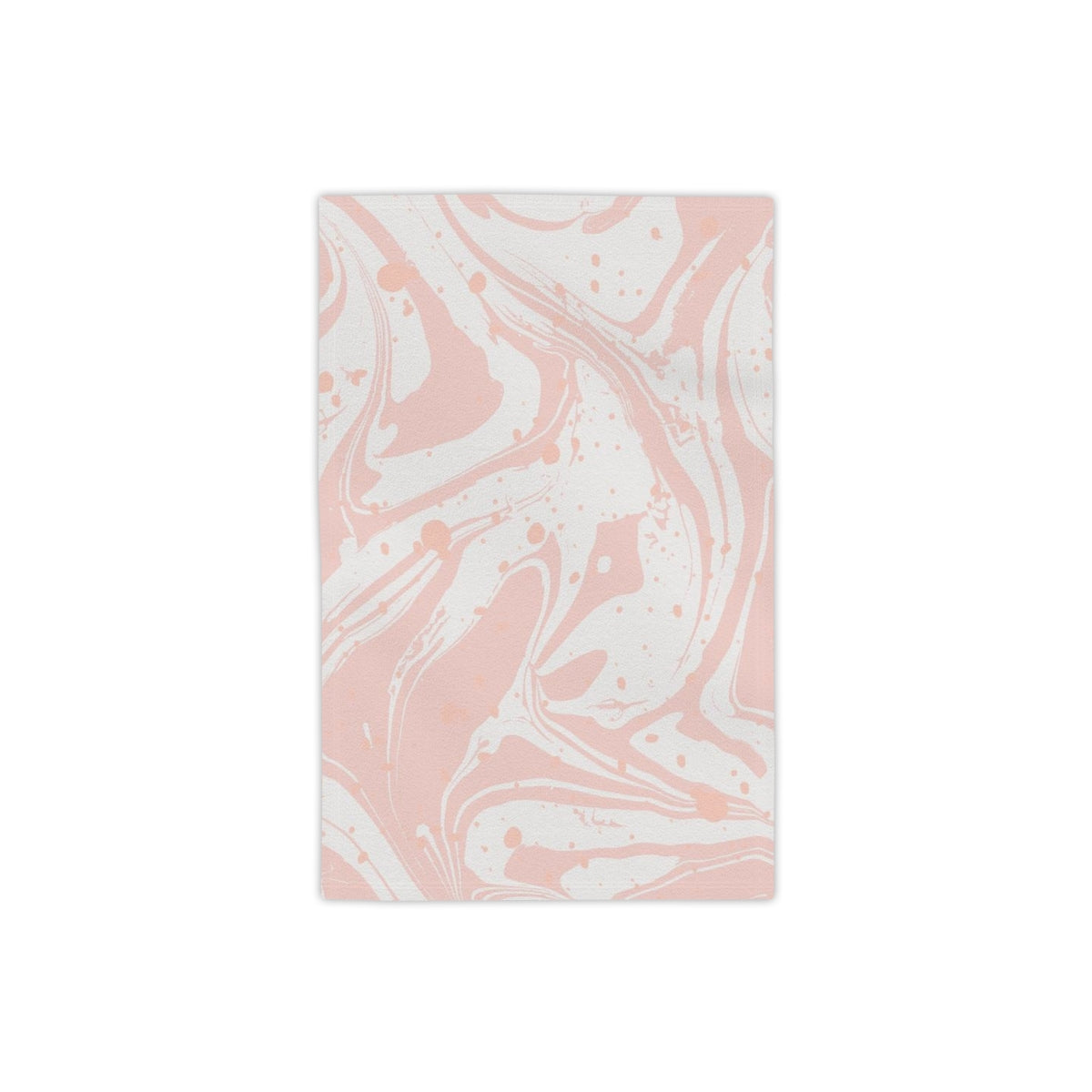 Pink Marble Splat Beach Towels