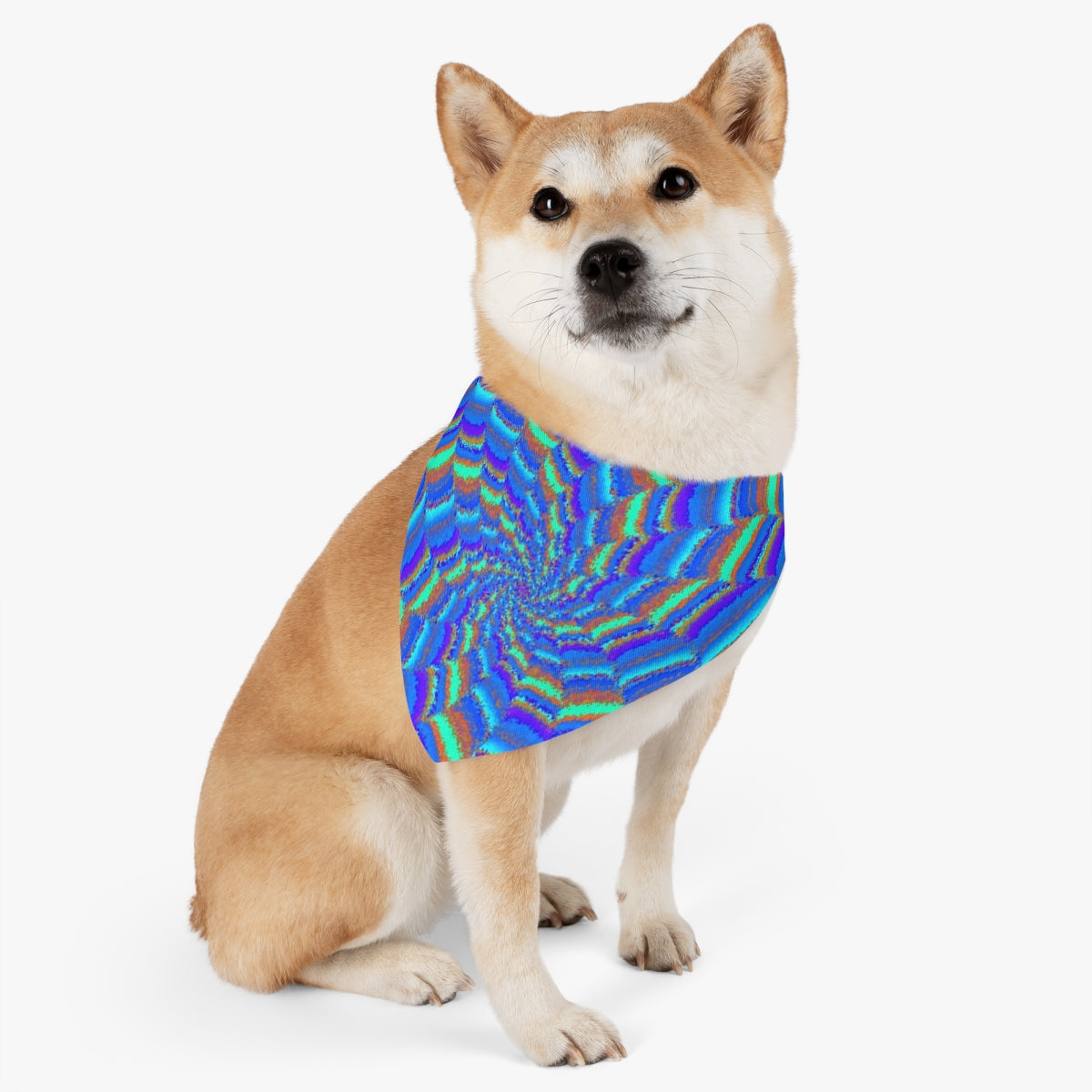 Swirly Pet Bandana Collar