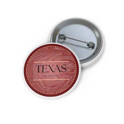 Texas State Pin Buttons