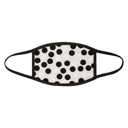 Polka Dots Mixed-Fabric Face Mask